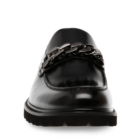 Steve Madden Men's Black Leather Kallix Slip On Casual Shoes | Steve Madden In Lebanon