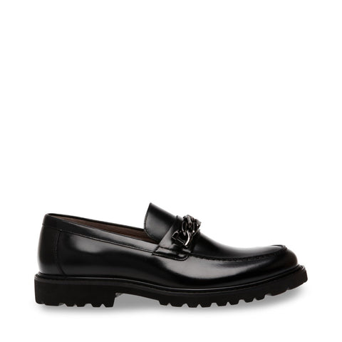 Steve Madden Men's Black Leather Kallix Slip On Casual Shoes | Steve Madden In Lebanon
