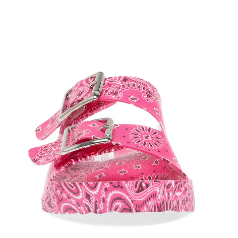 Steve Madden Women's Fuchsia Printed Evanne Slipper|Steve Madden In Lebanon