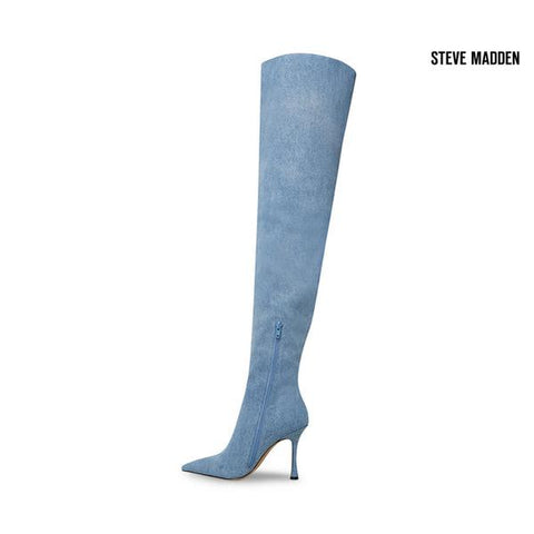 Steve Madden Women's Denim Fabric Knee Boots |Steve Madden in Lebanon