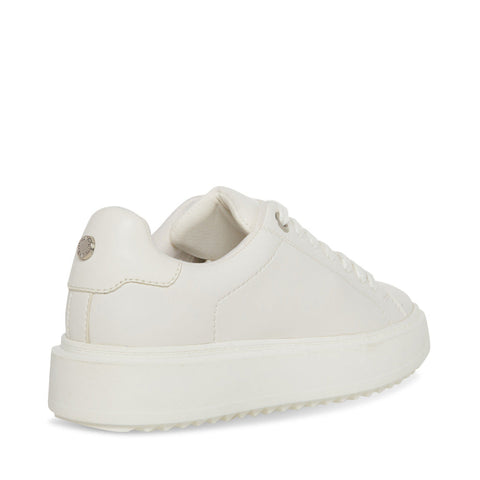 Steve Madden Women's White Synthetic Catcher Sneakers |Steve Madden In Lebanon