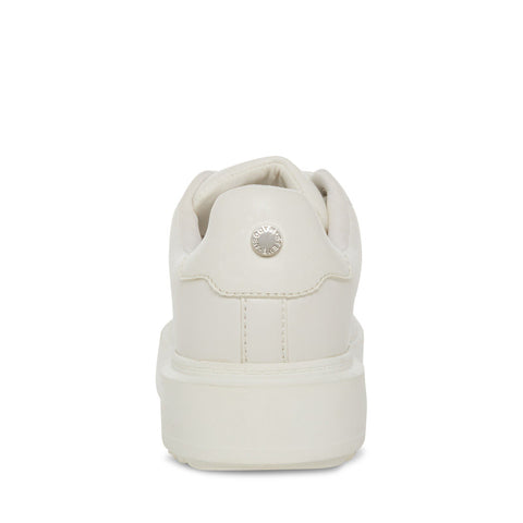 Steve Madden Women's White Synthetic Catcher Sneakers |Steve Madden In Lebanon