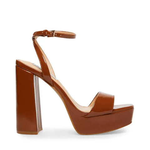 Steve Madden Women's Brown Lessa Heeled Sandal |Steve Madden In Lebanon