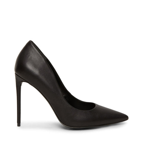 Steve Madden Women's Black Leather Vala Heels | Steve Madden In Lebanon
