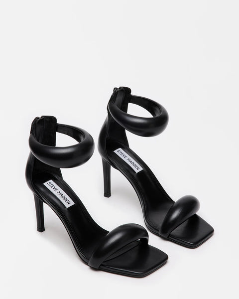 Steve Madden Women's Black Partay Heeled Sandal | Steve Madden In Lebanon