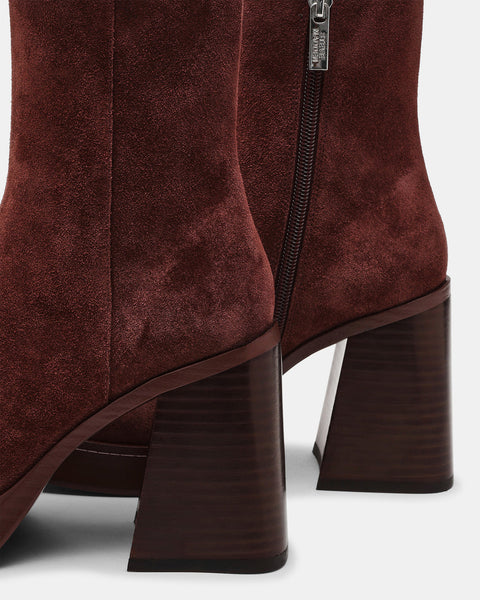 Steve Madden Women's Brown Suede Attuned Boots | Steve Madden In Lebanon