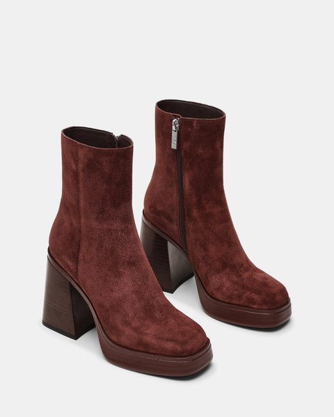Steve Madden Women's Brown Suede Attuned Boots | Steve Madden In Lebanon