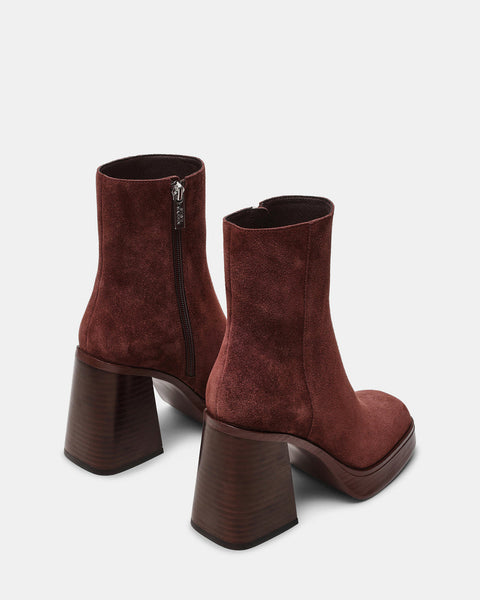Steve Madden Women's Brown Suede Attuned Boots | Steve Madden In Lebanon