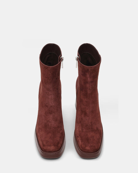 Steve Madden Women's Brown Suede Attuned Boots | Steve Madden In Lebanon