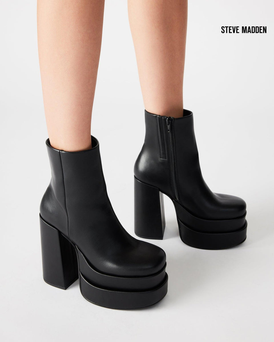Steve Madden Women's Black Cobra Heeled Boots |Steve Madden in Lebanon