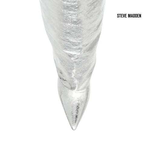 Steve Madden Women's Silver Krafty Synthetic Knee Boots  |Steve Madden in Lebanon