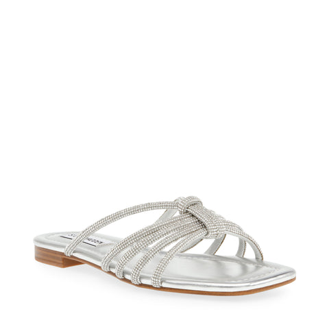 Steve Madden Women's Silver Maidie Sandals | Steve Madden In Lebanon