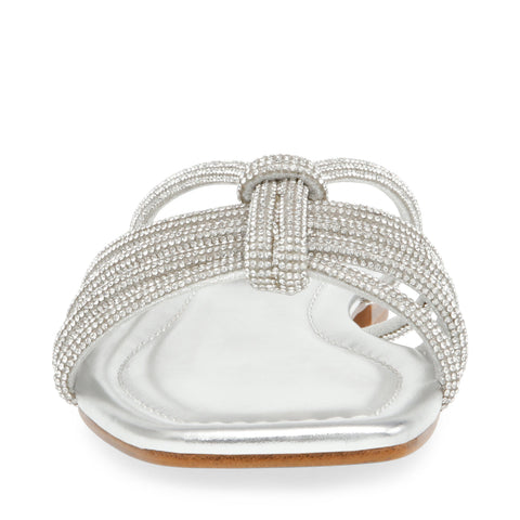 Steve Madden Women's Silver Maidie Sandals | Steve Madden In Lebanon