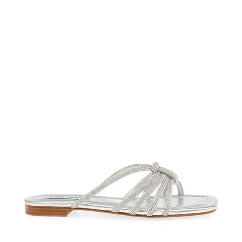 Steve Madden Women's Silver Maidie Sandals | Steve Madden In Lebanon