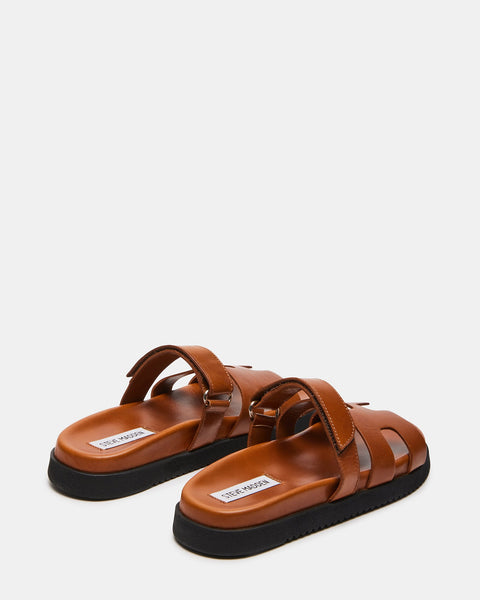 Steve Madden Women's Brown Mayven Leather Slipper |Steve Madden In Lebanon