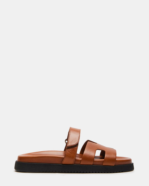 Steve Madden Women's Brown Mayven Leather Slipper |Steve Madden In Lebanon