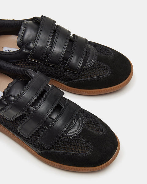 Steve Madden Women's Black Momentum Mesh Sneakers | Steve Madden In Lebanon