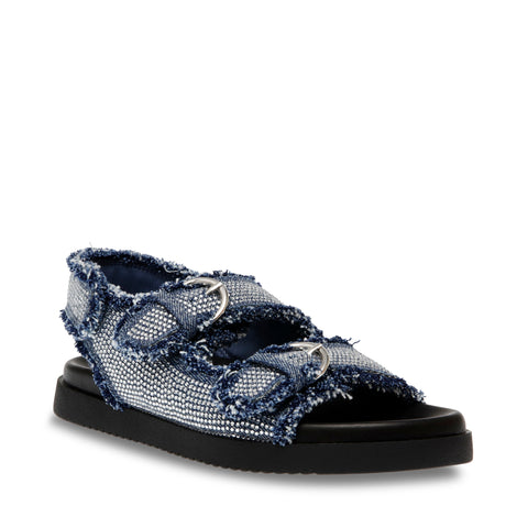Steve Madden Women's Blue Denim Montel Sandal |Steve Madden In Lebanon