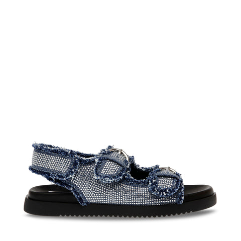 Steve Madden Women's Blue Denim Montel Sandal |Steve Madden In Lebanon
