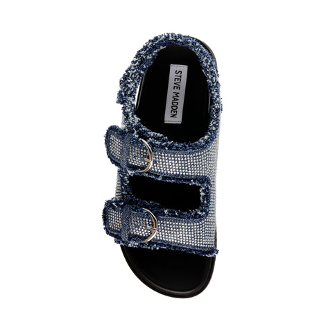 Steve Madden Women's Blue Denim Montel Sandal |Steve Madden In Lebanon