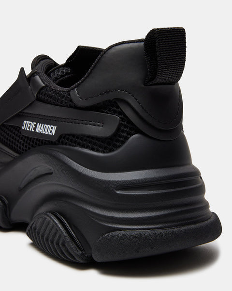 Steve Madden Women's Black Synthetic Possession Sneakers |Steve Madden In Lebanon