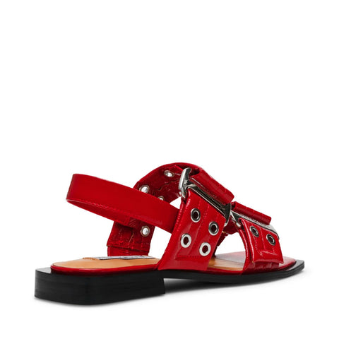 Steve Madden Women's Red Saria Sandal | Steve Madden In Lebanon