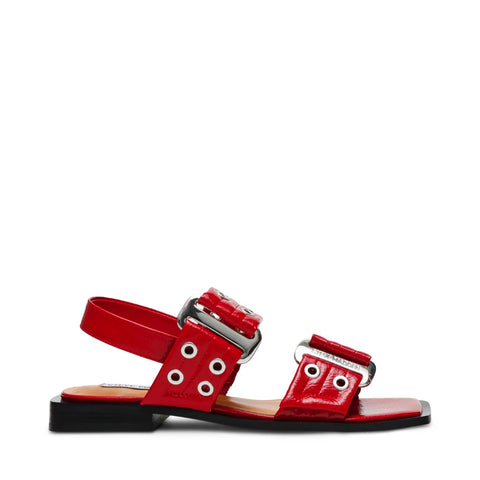 Steve Madden Women's Red Saria Sandal | Steve Madden In Lebanon