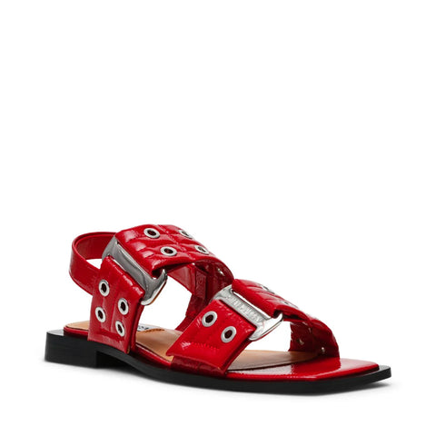 Steve Madden Women's Red Saria Sandal | Steve Madden In Lebanon