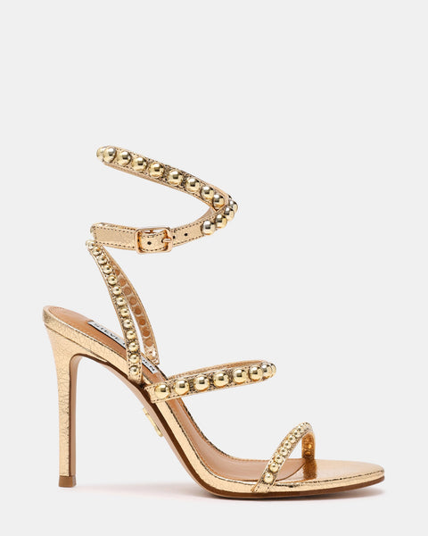 Steve Madden Women's Gold Multi Teena Sandals | Steve Madden In Lebanon