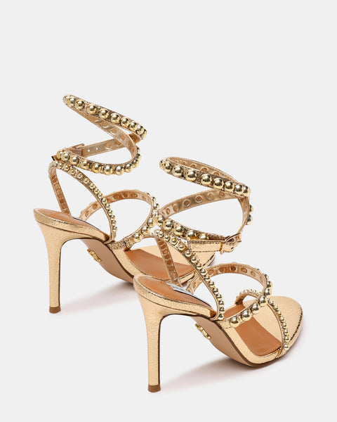 Steve Madden Women's Gold Multi Teena Sandals | Steve Madden In Lebanon