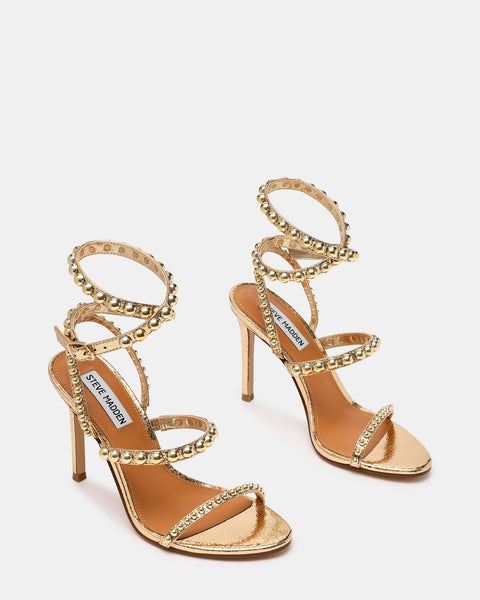 Steve Madden Women's Gold Multi Teena Sandals | Steve Madden In Lebanon