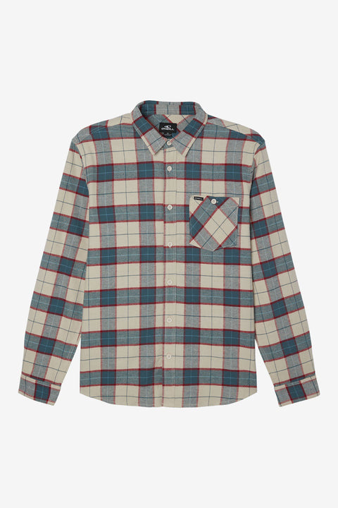 O'Neill Men's Multicolor Redmond Plaid Stretch Flannel Shirt| O'Neill In Lebanon