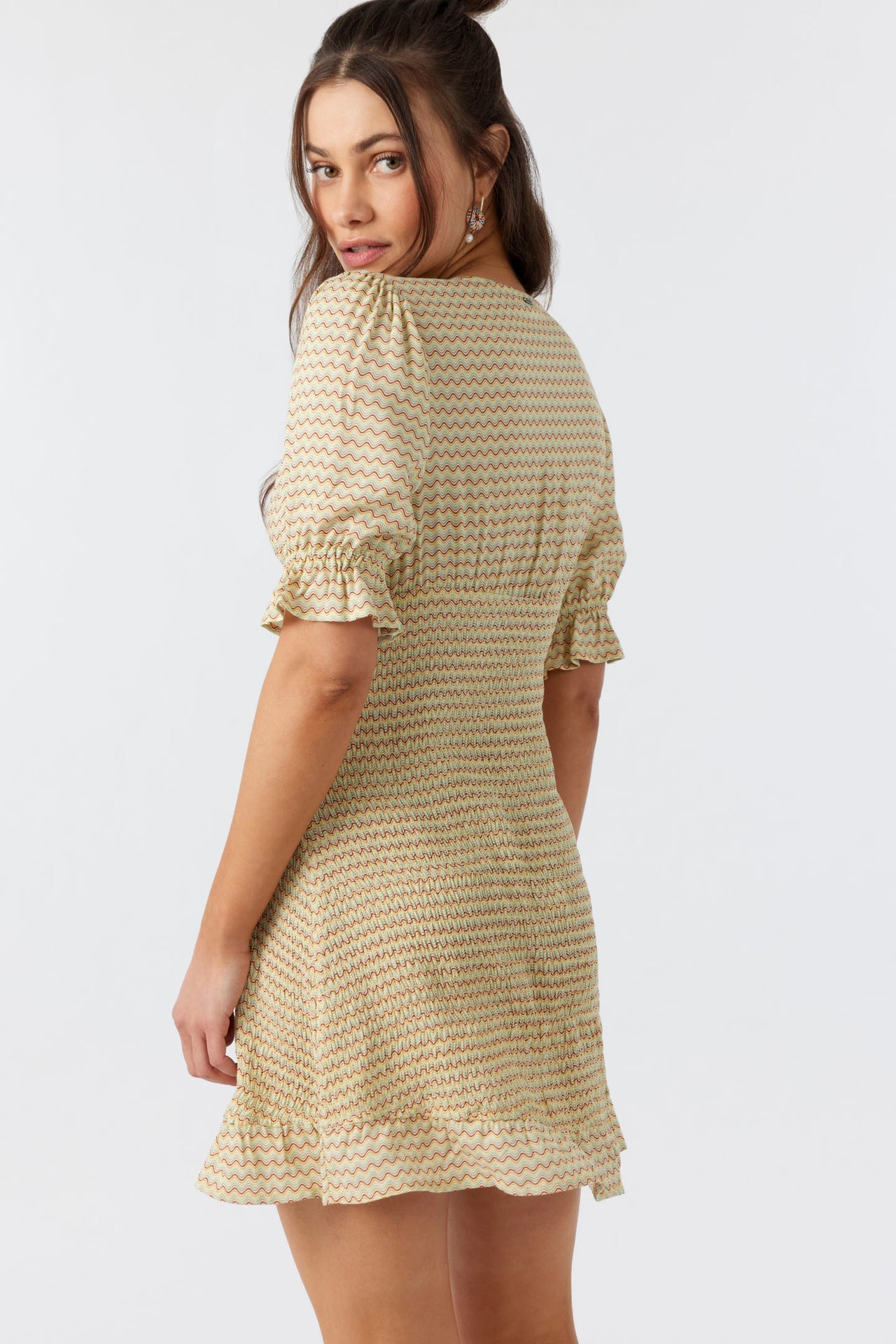 ONeill Women's Multicolor Short Sleeve Mini Dress |ONeill In Lebanon