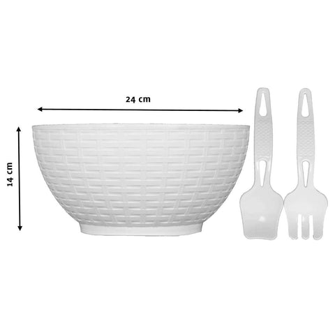 3MPlast Bowl With Spoon And Fork 3M-SAL01