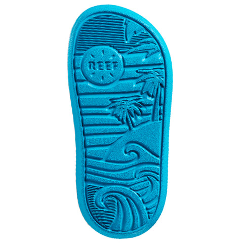 Reef Baby Blue Youth Little Rio Slide Slipper |Reef In Lebanon