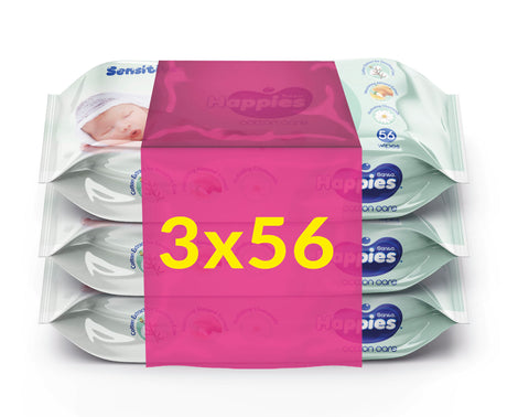 Sanita Happies Pure Water Wipes 56 Pcs X3 | Sanita In Lebanon