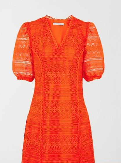 Michelle Keegan Women's Orange Dress TWFXT FE616(SHR)(AN27)