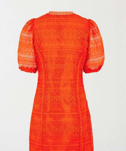 Michelle Keegan Women's Orange Dress TWFXT FE616(SHR)(AN27)