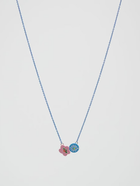 Reserved Women's Blue Necklace 1562l-MLC