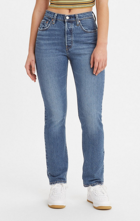 Levi's Women's Salsa in Sequence 501 High Rise Straight Jeans | Levi's In Lebanon