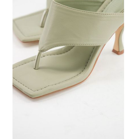 Z-Code-Z  Women's Mint Green  Heeled Slipper 101207123 AMS37 [SHR]