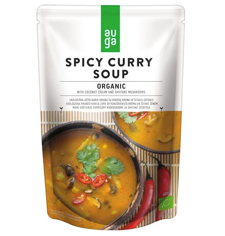 Auga Spicy Curry Soup Organic 400g