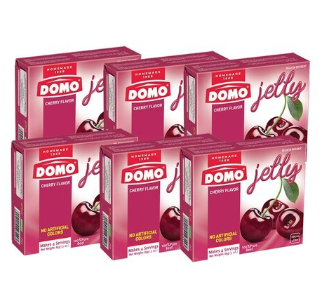 Domo Jelly Cherry Flavor 5+1 Free | Domo In Lebanon