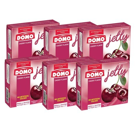 Domo Jelly Cherry Flavor 5+1 Free