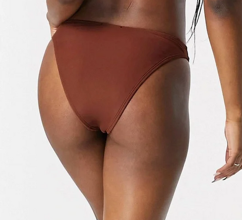 Public Desire Women's Brown Bikini Bottom AMF329