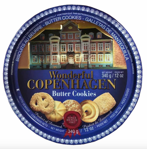 Wonderful Copenhagen Butter Cookies 340G
