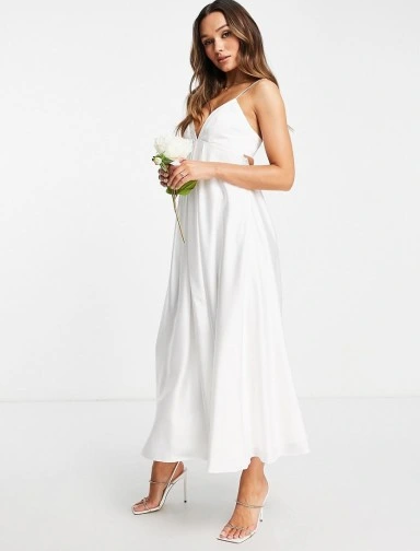 ASOS Edition Women's White Dress  AMF2365 (SHR)