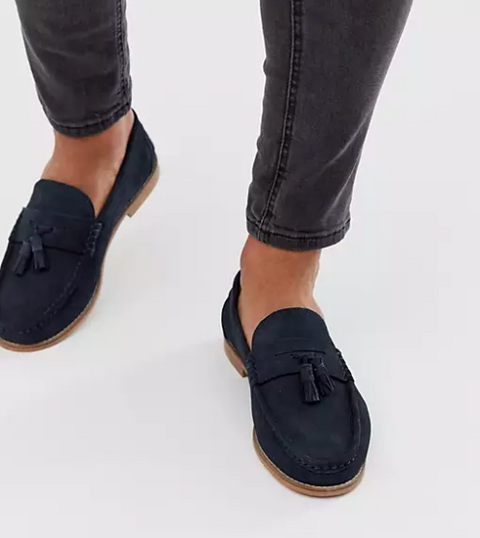 ASOS Design Men's Navy Blue Casual Shoes ANS253(SHOES 26,51)shr