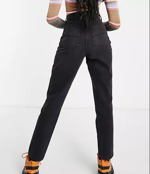 Collusion Women's Black Jeans ANF470 (LR70) shr