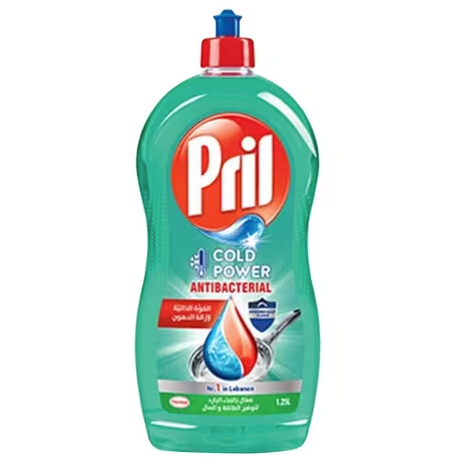Pril Antibacterial Cold Power Hand Dishwashing Liquid 1.25L